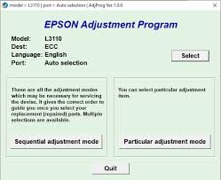 First visit the official website of epson. Download Epson L3110 Resetter Adjustment Program