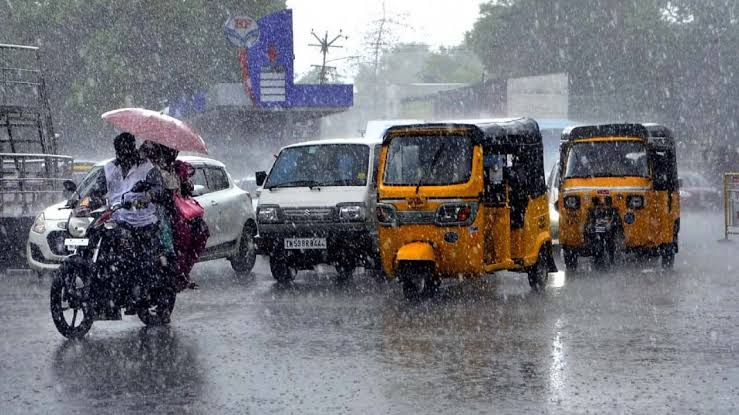 தமிழகத்தின் பல்வேறு பகுதிகளில் பெய்து வரும் பரவலான மழை, AI generated