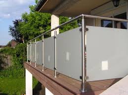 Garde Corps Inox Verre Opale Main Courante Inox Gardino Balustrade Inox Garde Corps Inox Garde Corps