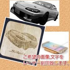 ご希望の画像をレーザー刻印 木製ワイヤレス充電パッド qi ハート 文字 レーザー パッド