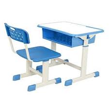 Sararoom Kids Desk And Chair Set Height Adjustable Children Desk With Drawer And Hooks Study Desk For Home And School Blue