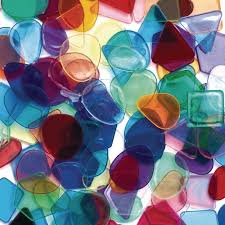 The tiles of your mosaic don't have to be made of glass. Colorations Large Translucent Mosaic Craft Tiles 1 Lb