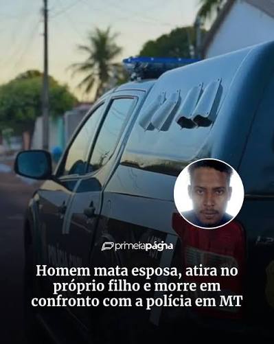F&aacute;bio J&uacute;nior Janu&aacute;rio Dias, de 42 anos, foi morto a tiros em confronto com a Pol&iacute;cia Militar, ap&oacute;s matar a esposa Suenilda Vieira, de 37 anos, e atirar contra o pr&oacute;prio filho,