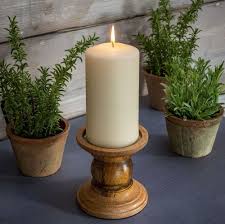 Candle holders & accessories └ home décor └ home & garden all categories food & drinks antiques art baby books, comics & magazines business cameras cars, bikes, boats clothing, shoes & accessories coins collectables. Wooden Pillar Candle Holder From Retreat Home Small Oak Effect Candlestick For Entertaining Weddings Parties Etc Super Quality