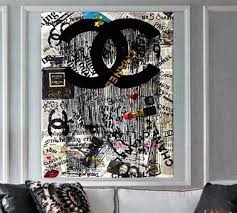Toile Logo Chanel Et Chanel Noir Parfum L Illustration Elegante De Chanel Noir Flacon Parfums Donne L Es In 2020 Chanel Poster Black And White Aesthetic Canvas Prints
