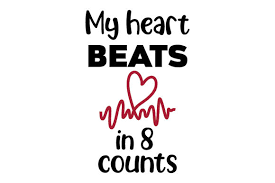 Download My Heart Beats In 8 Counts Svg Cut File By Creative Fabrica Crafts Creative Fabrica PSD Mockup Templates