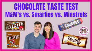 Galaxy minstrels treat size bags. M M S Vs Smarties Vs Minstrels Americans Try English Chocolate Youtube