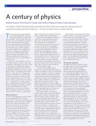 PDF) A century of physics