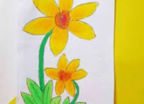 How to Draw Daffodils for Kids - Easy Crafts For Kids