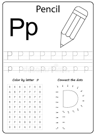 With these alphabet worksheets children will get the practice writing alphabet letters they need to write letters a to z. Writing Letter P Worksheet Writing A Z Alphabet Exercises Game For Kids Stock Letter Writing For Kids Letter P Worksheets Letter Worksheets For Preschool