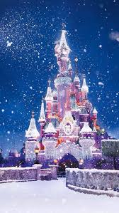 Christmas wallpaper cute disney, cute disney christmas iphone wallpaper. Christmas Castle Disney Wallpaper Wallpaper Iphone Christmas Disney Princess Background