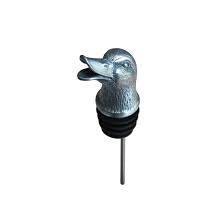 Vintorio wine aerator pourer brings out the best from a wine bottle, all at a simple pour. Duck Pourer Silver Mcevoy Ranch In California