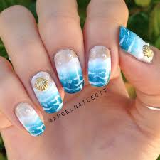 Get nostaligic nails with a unique inspiration like vintage postcards. Summer Nail Designs Beach Confession Of Rose