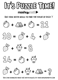The kindergarten worksheets are randomly created and will never repeat so you have an endless supply of quality kindergarten worksheets to use in these kindergarten worksheets are a great resource for children in kindergarten, 1st grade, 2nd grade, 3rd grade, 4th grade, and 5th grade. Free Math Coloring Worksheets For 5th And 6th Grade Mashup Math Math Challenge Maths Puzzles Kindergarten Worksheets Sight Words