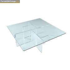 (1 results) sort () best match price (low to high) price (high to low) new most popular. Square Lucite And Glass Coffee Table With Asymmetric Grid Base Furnish Me Vintage