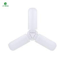 China Deformable Led Garage Light E26 E27 Led Garage Ceiling Lights White 5000k 6500k 3 Fan Blade Bulb China Blade Ceiling Fans Led Light Hidden Blade Ceiling Fan Chandelier Light