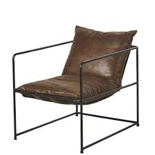 Black Metal And Antique Brown Armchair Donovan On Maisons Du Monde Take Your Pick From Our Furniture And Accessories An Brown Armchair Metal Armchair Armchair