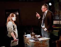 This platform bed with storage is built from a series of boxes. Oleanna