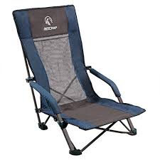 Some beach chairs come with straps so you can tote them around like a backpack, which comes in the beach chair folds down and includes padded shoulder straps for easy transport. Redcamp Low Beach Chairs Folding Lightweight With Low High Back And Headrest Portable Sand Chairs For Adults Outdoor Best Camp Kitchen