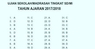 Kunci Jawaban Detik Detik Sd 2018 Bahasa Indonesia Gudang Kunci