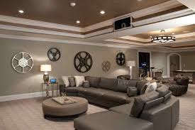 Basement living room with tremendous lighting and bright colors. 15 Cool Basement Decorating Ideas Designs To Transform Your Empty Space Interior Design Pro