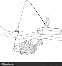 Immagini Disegno Pescatore Per Bambini Oggetto Su Sfondo Bianco