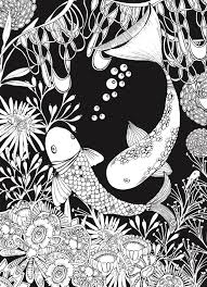 Mermaid in a turbulent sea. Creative Haven Sea Life Wonders Coloring Book Amazing Designs On A Dramatic Black Background Creative Haven Dover Coloring Pages Free Coloring Pages
