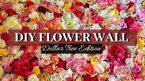 Bargain wholesale is a leading dollar store wholesaler, with four decades of experience exceeding. Huge Dollar Tree Flower Wall How To Diy Flower Wall Part 1 Youtube