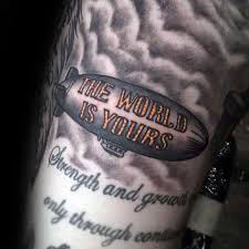 Check spelling or type a new query. 30 The World Is Yours Tattoo Designs For Men Manly Ink Ideas
