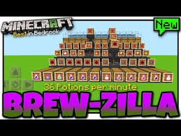 They will appear elsewhere in your inventory, so make sure you have some free slots first. Minecraft Bedrock Auto Potion Brewer Brewzilla Tutorial Mcpe Xbox Switch Windows 10 Minecraft Architecture Minecraft Houses Minecraft Redstone
