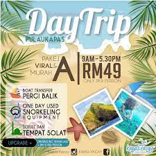 Harga pakej pulau kapas sep 2018. Kapas Vacay Last Call Daytrip Viral Jom Rebut Facebook