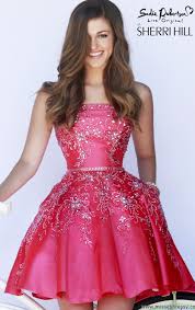 Sherri Hill 21362 Dress Missesdressy Com Beautiful Dresses Sherri Hill Short Dresses Strapless Cocktail Dresses