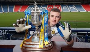 Auchinleck keeper Andy Leishman's heading back to Tynecastle to salve his  seven-year Cup itch