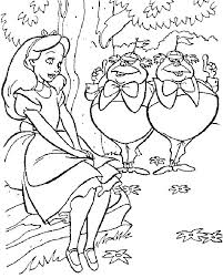 Many different films and cartoons have been made based on this work, so the characters' images are slightly different. Alice In Wonderland Coloring Pages To Print Coloring Home