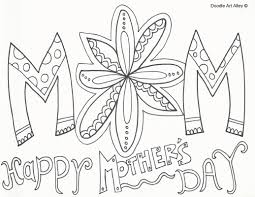 Coloring pages for kids make the day extra special! Mothers Day Coloring Pages Doodle Art Alley
