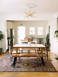 Without the rug, this dining room would completely white. 40 Dining Room Decorating Ideas Bob Vila