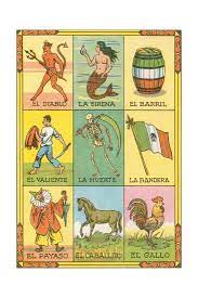 One of the more interesting historical versions was an educational , liturgical loteria that appeared in the 1930's. Mexican Loteria Cards Art Print Art Com