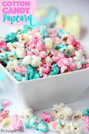 Cotton Candy Popcorn Bitz Giggles Candy Coated Popcorn Recipe Popcorn Recipes Candy Popcorn