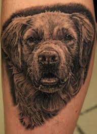 Black And Grey Dog Tattoo Black And Grey Dog Head Tattoo Tatouage