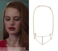 Riverdale: Season 1 Episode 3 Cheryl's Gold Bar Necklace