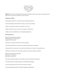 Read this administrative assistant job description sample to better understand the position requirements. Administrative Marketing Assistant Resume Template Templates At Allbusinesstemplates Com