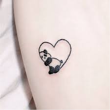 Pin By Jennifer Dutchak On Tattoo Panda Panda Tattoo Small Heart Tattoos Heart Tattoo Designs