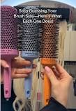 Understanding Round Brush Sizes for Perfect Blowouts | TikTok