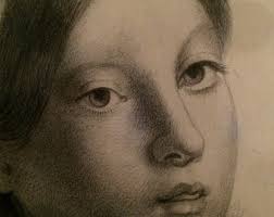 Beautiful sketch of a young girl