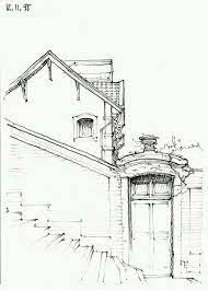 Simple Sketch Architecture Drawing Art Architecture Sketch Building Sketch