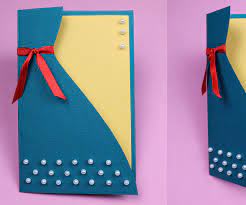 Cut the card paper depending on the size of card you want. Easy Birthday Card Idea Simple Birthday Cards Card Making Birthday Easy Greeting Cards