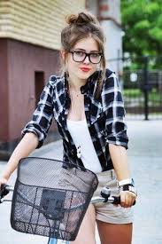 Klassisch Nerd Girl Fashion Nerd Fashion Women Geek Chic Fashion