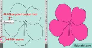 Gambar bunga cantik bunga sepatu. Cara Menggambar Bunga Kembang Sepatu Dengan Pen Tool Photoshop