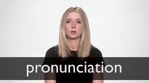 Pronunciation Definition And Meaning Collins English Dictionary