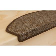Wollteppich rund teppich 250 cm 200 160 wolle. Stufenmatten Halbrund Rechteckig Im 15er Sparset Braun 34 95